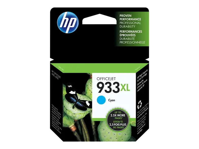 HP 933XL - Høy ytelse - cyan - original - blekkpatron - for Office...
