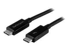 StarTech.com 2m (6.6ft) Thunderbolt 3 Cable, 20Gbps, 100W PD, 4K Video, Thunderbolt-Certified, Compatible w/ TB4/USB 3.2/DisplayPort Thunderbolt-kabel - 24 pin USB-C til 24 pin USB-C - 2 m