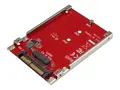 STARTECH.COM M.2 to U.2 Adapter - for 1 x M.2 NVMe SSD - U.2 (SFF-8639) Host I