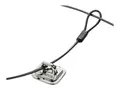 StarTech.com Laptop Cable Lock Anchor Zinc Alloy - Computer Security Cable Anchor - Desk Mount Security Anchor Point - Screw-On Lock Anchor (LTANCHOR) - L&#229;sefeste - s&#248;lv - for P/N: LTLOCKNBL