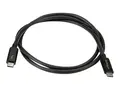 StarTech.com 1m (3.3ft) Thunderbolt 3 Cable, 20Gbps, 100W PD, 4K Video, Thunderbolt-Certified, Compatible w/ TB4/USB 3.2/DisplayPort Thunderbolt-kabel - 24 pin USB-C til 24 pin USB-C - 1 m