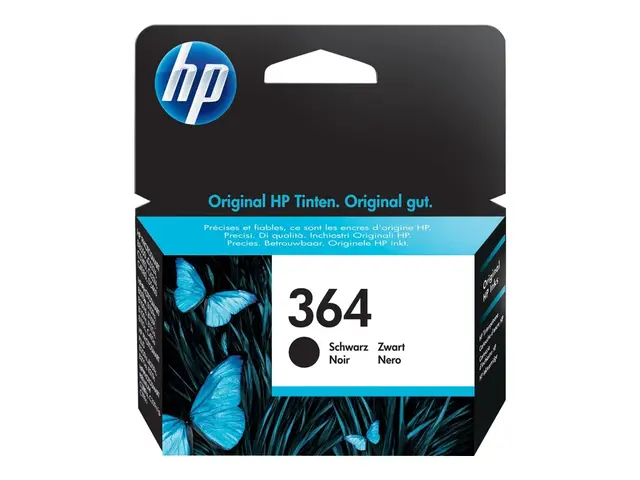 HP 364 - Svart original blekkpatron for Deskjet 35XX; Photosmart 5...