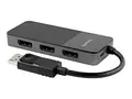 STARTECH.COM 3 Port DisplayPort MST Hu - 3 x 4K - DP 1.4 Multi Monitor Splitter