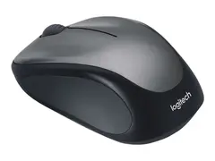 Logitech M235 - Mus - høyrehendt optisk - trådløs - 2.4 GHz - USB trådløs mottaker - grå