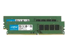 Crucial - DDR4 - sett - 16 GB: 2 x 8 GB DIMM 288-pin - 3200 MHz / PC4-25600 - ikke-bufret