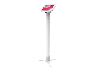 Compulocks iPad 10.2" Space Enclosure Portable Floor Stand Kiosk - Tyverisikker - for nettbrett - låsbar - høyverdig aluminium - svart - skjermstørrelse: 10.2" - plassering på gulv - for Apple 10.2-inch iPad (7. generasjon, 8. generasjon, 9. generasjon)