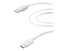 Cellular Line HOME - USB-kabel 24 pin USB-C (hann) til USB (hann) - 2 m - hvit