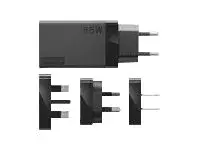 Lenovo 65W USB-C Travel Adapter Strømadapter - AC 100-240 V - 65 watt - Europa - svart