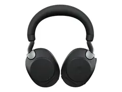 Jabra Evolve2 85 UC Stereo - Hodesett - full st&#248;rrelse Bluetooth - tr&#229;dl&#248;s, kablet - aktiv st&#248;ydemping - 3,5 mm jakk - lydisolerende - svart