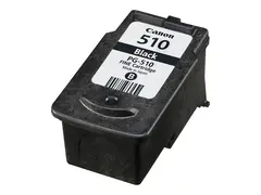 Canon PG-510 - 9 ml - svart - original - blekkpatron for PIXMA MP230, MP237, MP252, MP258, MP270, MP280, MP282, MP499, MX350, MX360, MX410, MX420