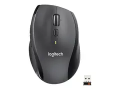 Logitech Marathon M705 - Mus - h&#248;yrehendt laser - tr&#229;dl&#248;s - 2.4 GHz - USB tr&#229;dl&#248;s mottaker