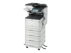 OKI MC883dnv - Multifunksjonsskriver - farge LED - A3/Ledger (297 x 432 mm) (original) - A3 (medie) - opp til 35 spm (kopiering) - opp til 35 spm (trykking) - 2005 ark - 33.6 kbps - USB 2.0, Gigabit LAN, USB 2.0 vert