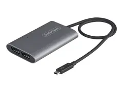 STARTECH.COM Thunderbolt 3 to Dual DisplayPort Adapter DP 1.4 - Dual 4K 60H