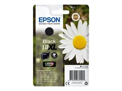 Epson 18XL - 11.5 ml - XL - svart original - blekkpatron - for Expression Home XP-212, 215, 225, 312, 315, 322, 325, 412, 415, 422, 425