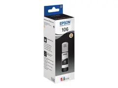 Epson 106 - 70 ml - fotosort - original - svart blekkbeholder - for EcoTank ET-7700, ET-7750, L7160, L7180; Expression Premium ET-7700, ET-7750