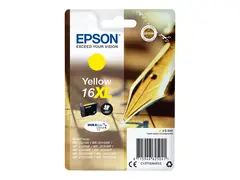 Epson 16XL - 6.5 ml - XL - gul original - blister - blekkpatron - for WorkForce WF-2010, 2510, 2520, 2530, 2540, 2630, 2650, 2660, 2750, 2760