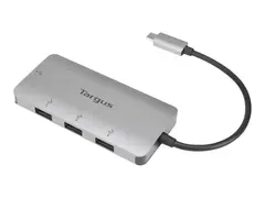 Targus - Hub - 4 x SuperSpeed USB 3.0 stasjon&#230;r