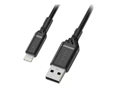 OtterBox Standard - Lightning-kabel - Lightning hann til USB hann 2 m - svart