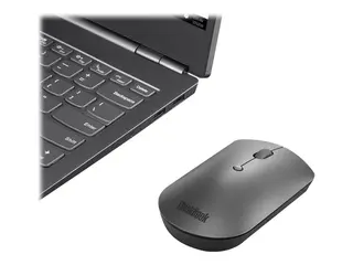 Lenovo ThinkPad Silent - Mus - høyre- og venstrehåndet blå optisk - 3 knapper - trådløs - Bluetooth 5.0 - jerngrå - løsvekt