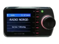 Tiny Audio C5 - Vogn - DAB radiokanalvelger ekstern