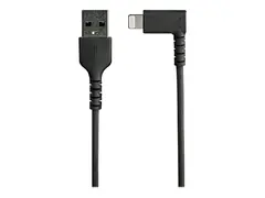 STARTECH.COM 2m / 6.6ft Angled Lightning to USB Cable - Heavy Duty MFI
