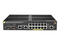 HPE Aruba 2930F 12G PoE+ 2G/2SFP+ Switch - L3 - Styrt - 12 x 10/100/1000 (PoE+) + 2 x 1 Gigabit / 10 Gigabit SFP+ (opplink) + 2 x 10/100/1000 - rackmonterbar - PoE+ (139 W)