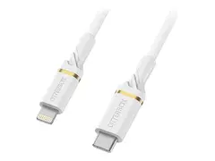OtterBox Standard - Lightning-kabel - Lightning hann til 24 pin USB-C hann 1 m - skystøvhvit - USB Power Delivery (60W)