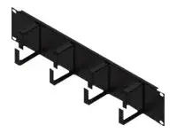 Eaton - Rackkabelstyringspanel (horisontal) svart - 2U - 19"