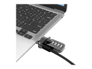 Compulocks MacBook Air 13-inch Cable Lock Adapter With Combination Cable Lock 2017 to 2019 Sikkerhetssporlåsadapter - for Apple MacBook Air (I midten av 2017, I midten av 2019, I slutten av 2018)