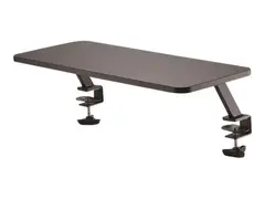 StarTech.com Monitor Riser Stand - Clamp-on Monitor Shelf for Desk Extra Wide 25.6&quot; (65 cm) For up to 34&quot; Monitors - Black (MNRISERCLMP) - Monteringssett - for Skjerm - svart - skjermst&#248;rrelse: inntil 32&quot; - skrivebordsmonterbar