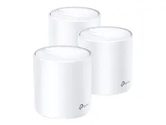 TP-Link Deco X60 - Wi-Fi-system - (3 rutere) 1GbE Wi-Fi 6 - Dobbeltb&#229;nd