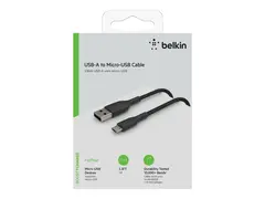 Belkin BOOST CHARGE - USB-kabel - Micro-USB type B (hann) til USB (hann) 1 m - svart