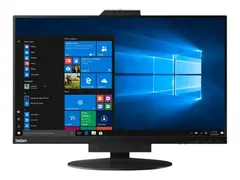 Lenovo ThinkCentre Tiny-in-One 27 LED-skjerm - 27" - 2560 x 1440 @ 60 Hz - 350 cd/m² - 1000:1 - 4 ms - HDMI, DisplayPort - høyttalere - svart - for ThinkCentre neo 70t 11YU