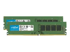 Crucial - DDR4 - sett - 64 GB: 2 x 32 GB DIMM 288-pin - 3200 MHz / PC4-25600 - ikke-bufret