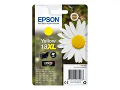 Epson 18XL - 6.6 ml - XL - gul original - blekkpatron - for Expression Home XP-212, 215, 225, 312, 315, 322, 325, 412, 415, 422, 425
