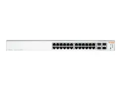 HPE Aruba Instant On 1930 24G 4SFP/SFP+ Switch Switch - L3 - Styrt - 24 x 10/100/1000 + 4 x 1 Gigabit / 10 Gigabit SFP+ - rackmonterbar