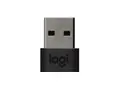 Logitech Logi Zone Wired USB-A Adapter - USB-adapter USB-type A (hann) til 24 pin USB-C (hunn) - grafitt - for Zone Wired MSFT Teams