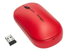 Kensington SureTrack - Mus - optisk 4 knapper - trådløs - 2.4 GHz, Bluetooth 3.0, Bluetooth 5.0 LE - USB trådløs mottaker - rød