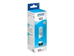 Epson 102 - 70 ml - cyan - original - blekkbeholder for EcoTank ET-15000, 2750, 2751, 2756, 2850, 2851, 2856, 3850, 4750, 4850, 4856