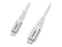 OtterBox Premium - Lightning-kabel - Lightning hann til 24 pin USB-C hann 2 m - skyhvit