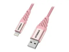 OtterBox Premium - Lightning-kabel USB hann til Lightning hann - 1 m - sprudlende rosa