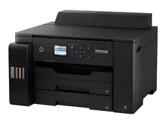 Epson EcoTank ET-16150 - Skriver - farge Dupleks - ink-jet - A3 - 4800 x 1200 dpi - opp til 25 spm (mono) / inntil 25 spm (farge) - kapasitet: 550 ark - USB, LAN, Wi-Fi - svart
