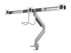 Neomounts NM-D775DX3 - Monteringssett - full bevegelse for 3 LCD-skjermer - s&#248;lv - skjermst&#248;rrelse: 17&quot;-24&quot; - klemmemonterbar, malje, skrivebordsmonterbar