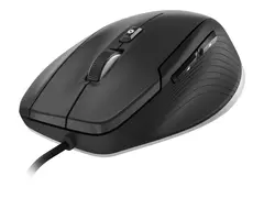 3Dconnexion CadMouse Compact - Mus - ergonomisk h&#248;yrehendt - optisk - 7 knapper - kablet - USB