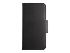 KEY Nordfjord Slim Wallet - Lommebok for mobiltelefon kunstl&#230;r - svart - for Apple iPhone 12, 12 Pro