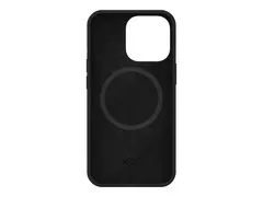 KEY Original - Baksidedeksel for mobiltelefon MagSafe-samsvar - væskesilikon, hard polykarbonat - svart - for Apple iPhone 13 Pro