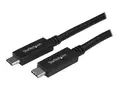 StarTech.com USB C to UCB C Cable 3 ft / 1m - M/M - USB 3.0 (5Gbps) - USB C Charging Cable - USB Type C Cable - USB-C to USB-C Cable (USB315CC1M) - USB type C-kabel - 24 pin USB-C til 24 pin USB-C - 1 m