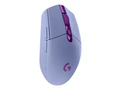 Logitech G G305 - Mus - optisk 6 knapper - trådløs - 2.4 GHz - USB trådløs mottaker - lilla