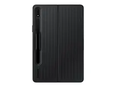 Samsung EF-RX700 - Baksidedeksel for nettbrett termoplast-polyuretan (TPU), polykarbonat - svart - for Galaxy Tab S8