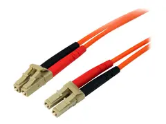 StarTech.com 2m Fiber Optic Cable Multimode Duplex 50/125 - LSZH - LC/LC - OM2 - LC to LC Fiber Patch Cable (50FIBLCLC2) - nettverkskabel - 2 m